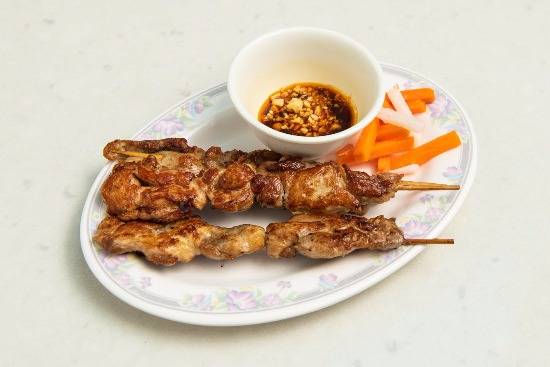 612 - Grilled Chicken with Satay Sauce（串烧沙爹鸡肉）